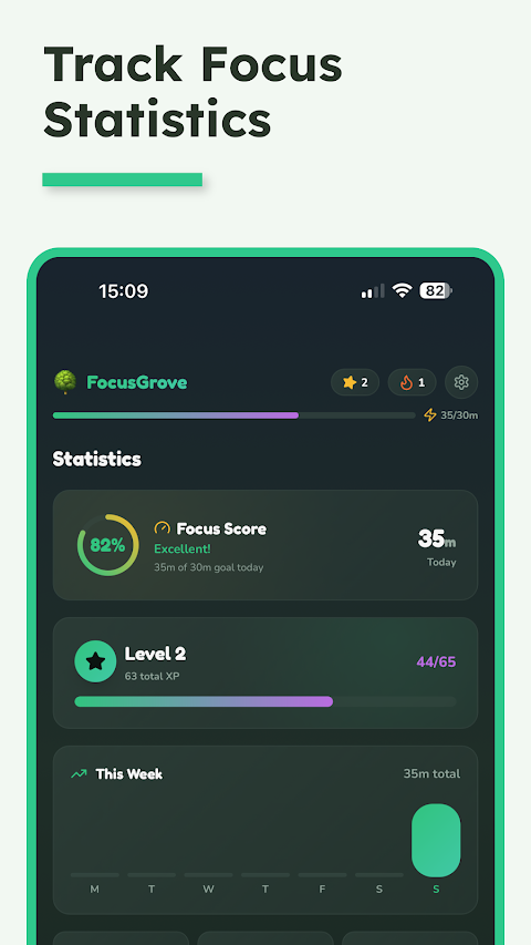 Focus Grove – Pomodoro Timer screenshot