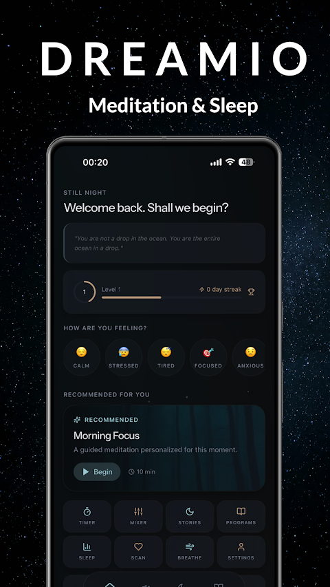 Meditation & Sleep – Dreamio screenshot