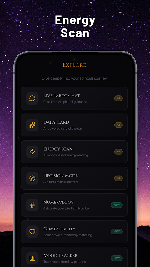 Tarot Cards & Spiritual Guide screenshot