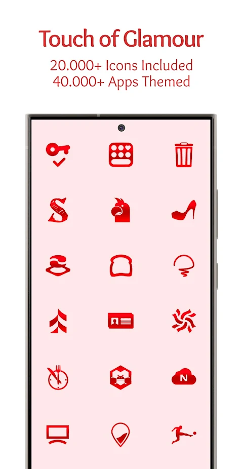 Red Topaz Icon Pack screenshot