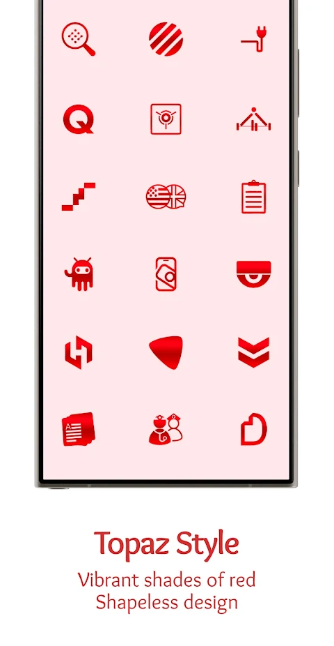 Red Topaz Icon Pack screenshot