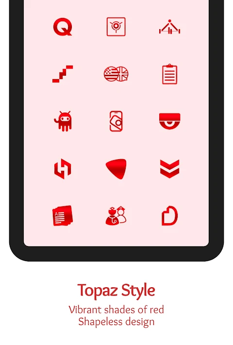 Red Topaz Icon Pack screenshot