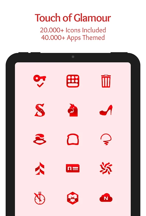 Red Topaz Icon Pack screenshot