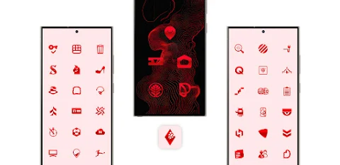 Red Topaz Icon Pack screenshot