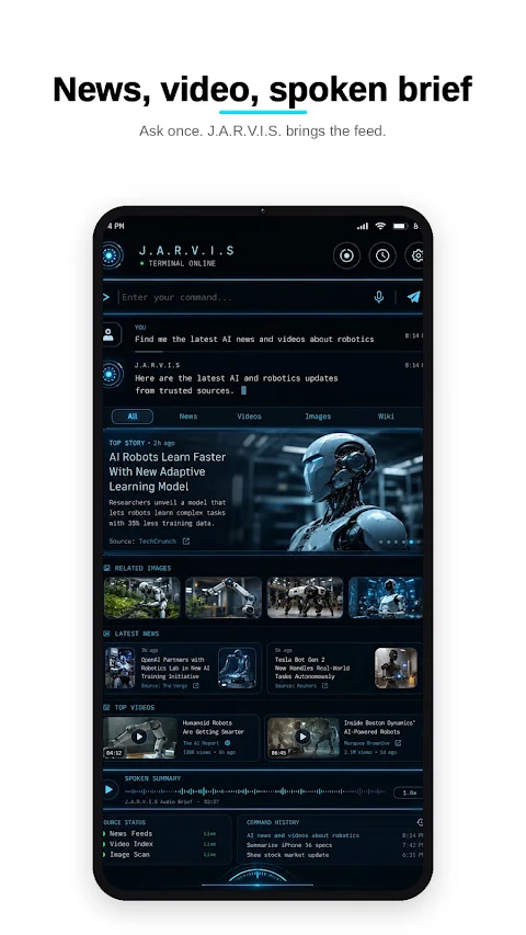 JARVIS: AI Voice Assistant screenshot