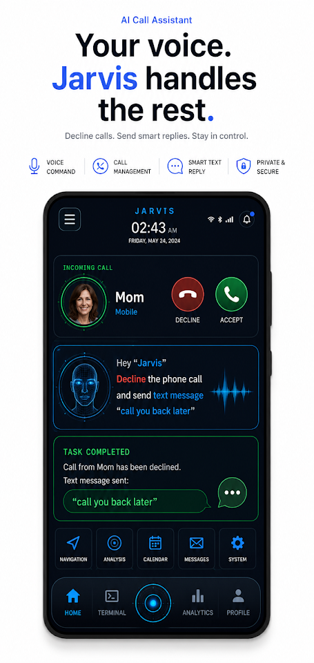 JARVIS: AI Voice Assistant screenshot