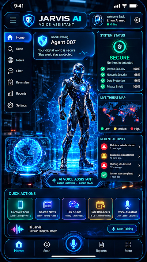 JARVIS: AI Voice Assistant screenshot
