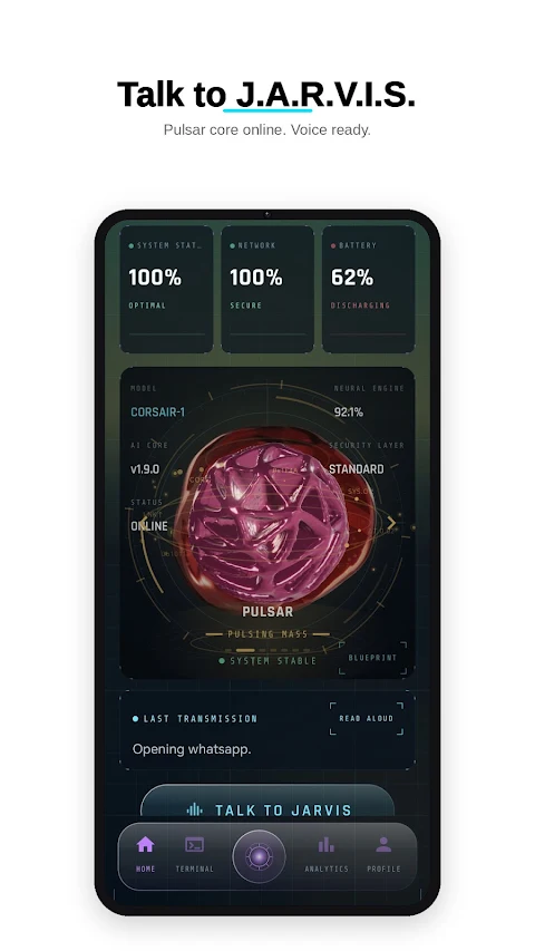 JARVIS: AI Voice Assistant screenshot
