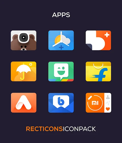 Recticons – Icon Pack screenshot