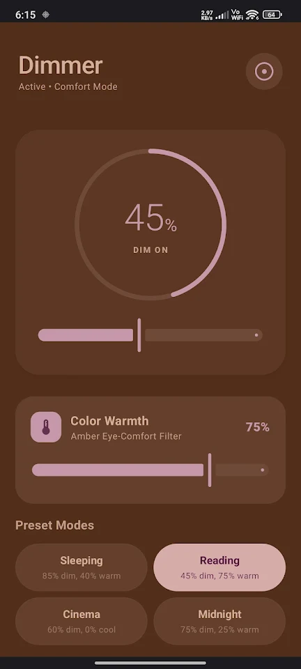 Dimmer: Night Screen Overlay screenshot