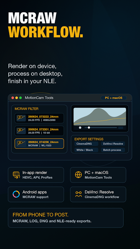 MotionCam Pro: RAW Capture screenshot