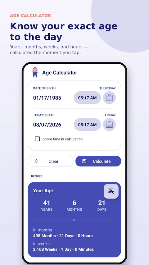 Date Calculator Pro screenshot