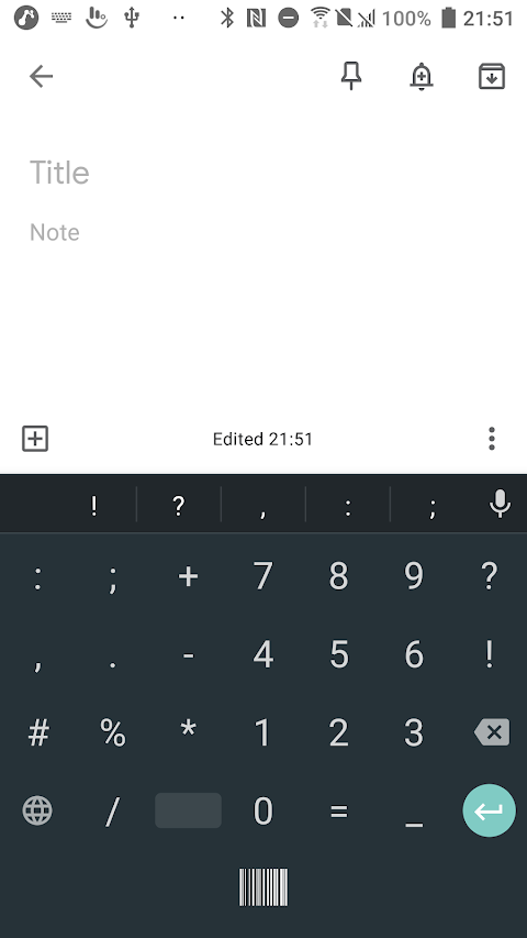 Barcode Scanner Keyboard PRO screenshot