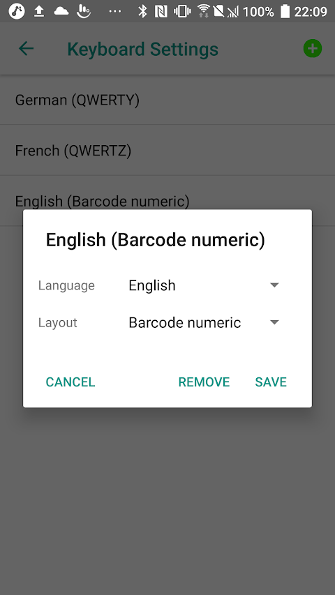 Barcode Scanner Keyboard PRO screenshot