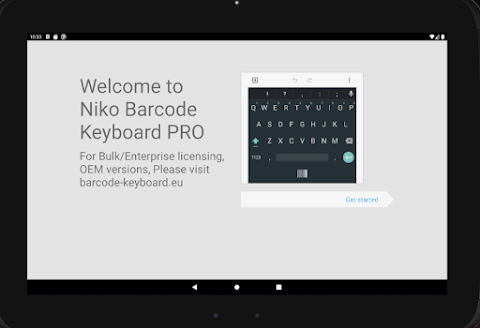 Barcode Scanner Keyboard PRO screenshot