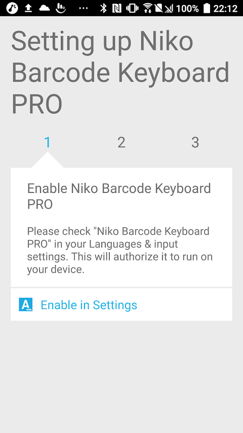 Barcode Scanner Keyboard PRO screenshot