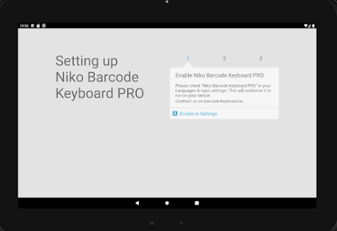 Barcode Scanner Keyboard PRO screenshot