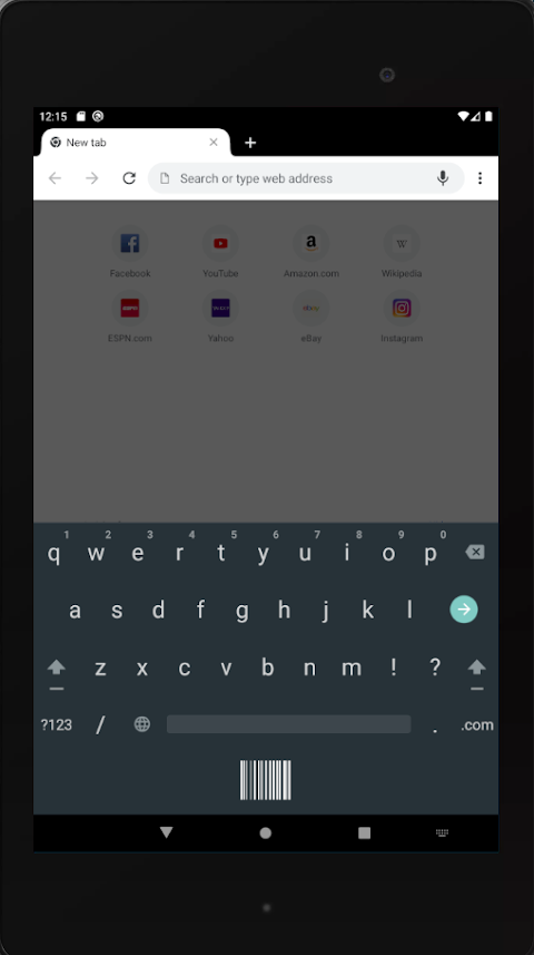 Barcode Scanner Keyboard PRO screenshot