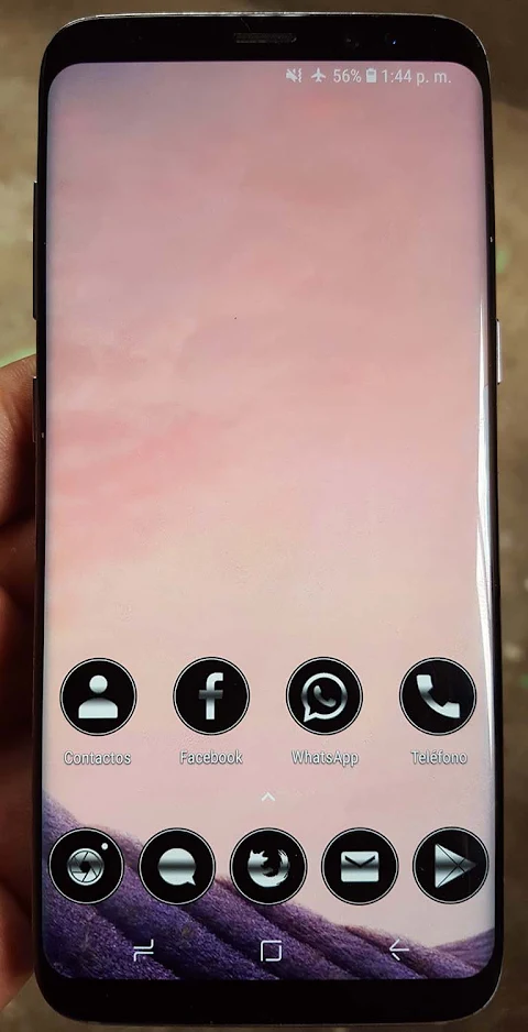 Black & White HD -Icon Pack screenshot