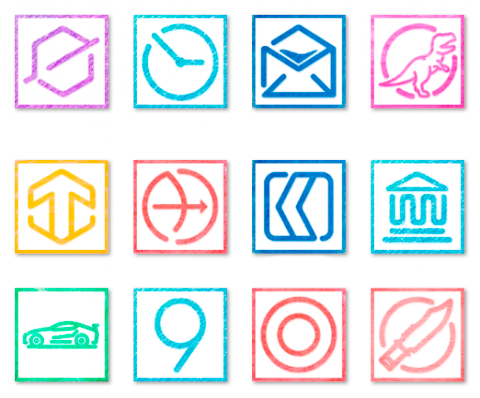 Color Crayon – Icon Pack screenshot