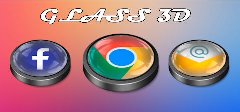 Glass 3D Icon Pack screenshot