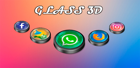 Glass 3D Icon Pack screenshot