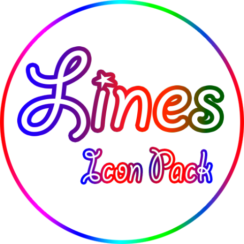 Color lines – Icon Pack screenshot