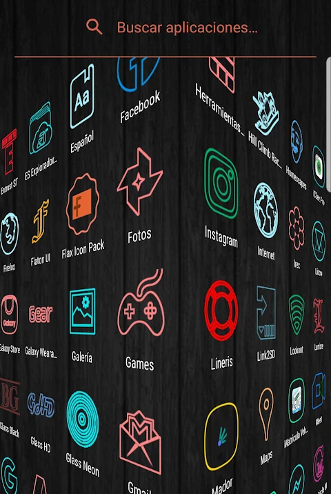 Color lines – Icon Pack screenshot