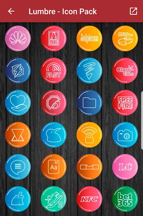 Lumbre – Icon Pack screenshot