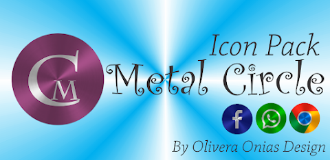 Metal Circle – Icon Pack screenshot