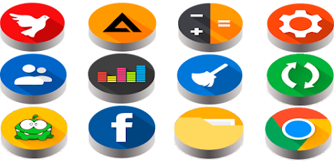 Pixel Pie 3D – Icon Pack screenshot