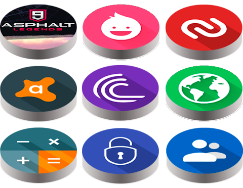 Pixel Pie 3D – Icon Pack screenshot