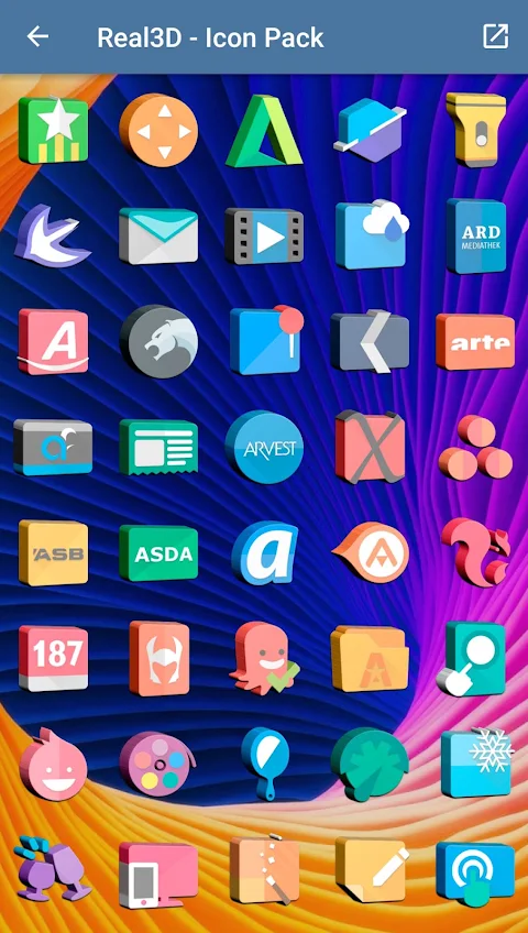 Real3D – Icon Pack screenshot