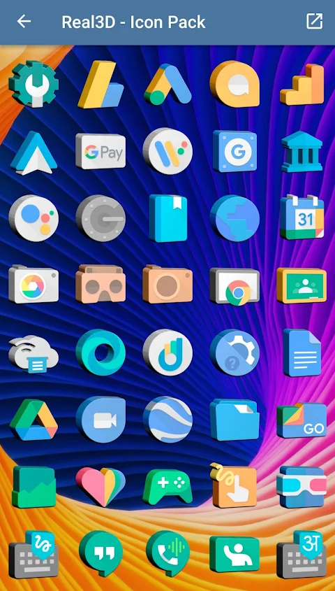 Real3D – Icon Pack screenshot