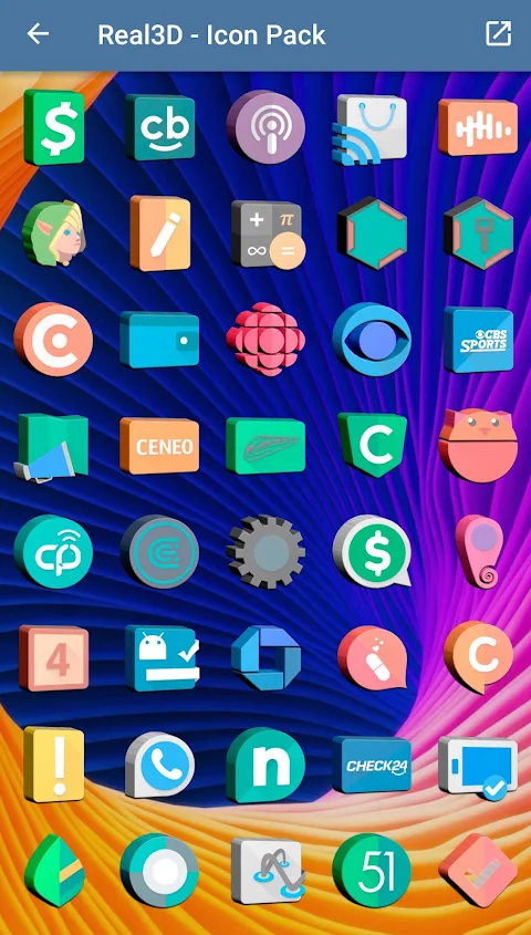 Real3D – Icon Pack screenshot