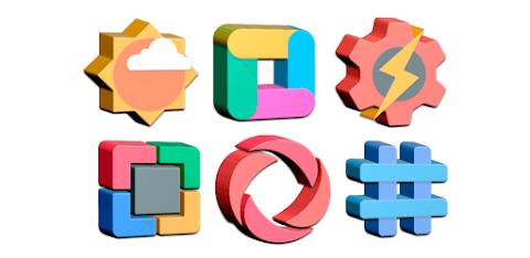 Real3D – Icon Pack screenshot