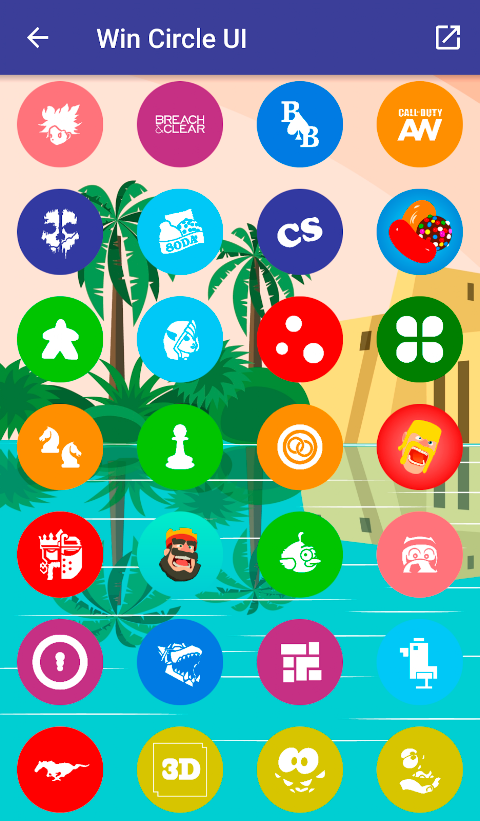 Win Circle – Icon Pack screenshot
