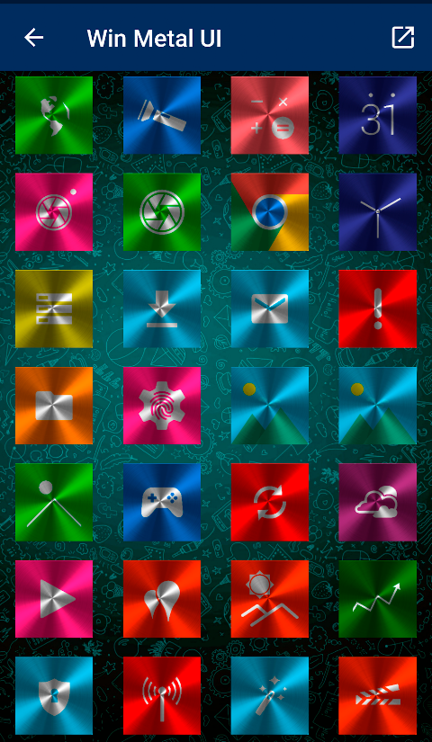 Win Metal – Icon Pack screenshot