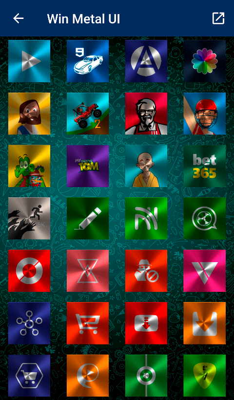 Win Metal – Icon Pack screenshot