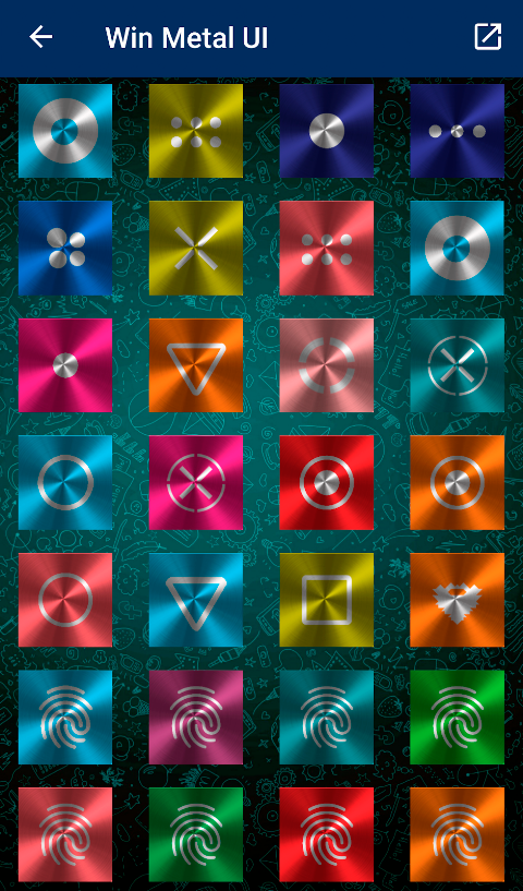 Win Metal – Icon Pack screenshot