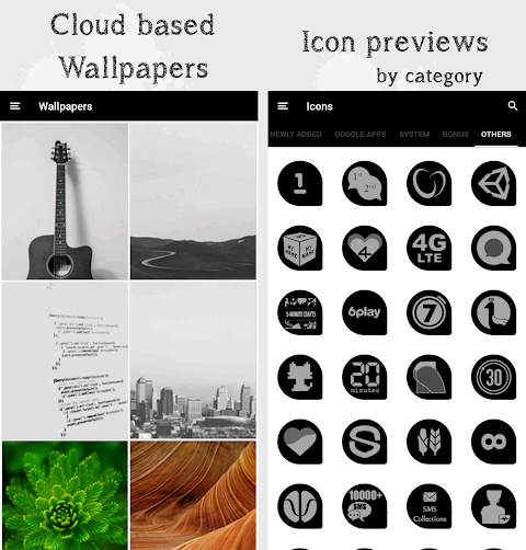 Oscuro Dark Icon Pack screenshot