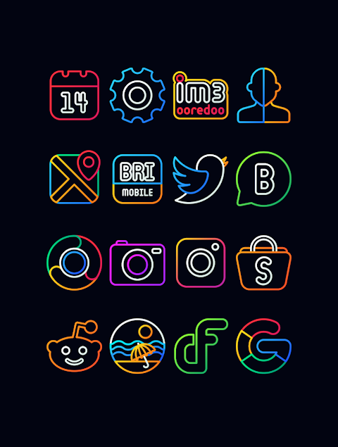 Nambula – Lines Icon Pack screenshot