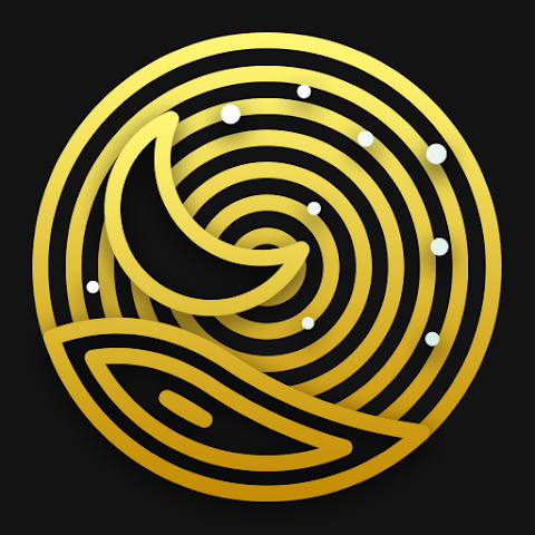 Outline Gold – Icon Pack screenshot