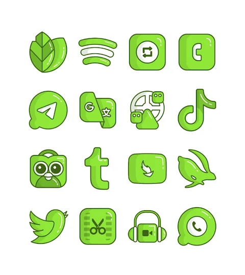 Lime – icon pack screenshot