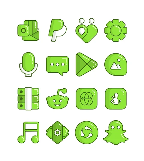 Lime – icon pack screenshot