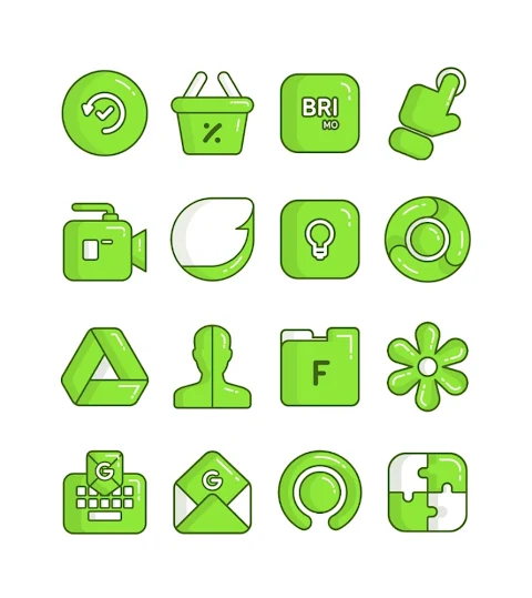 Lime – icon pack screenshot