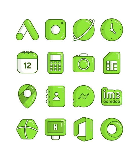 Lime – icon pack screenshot