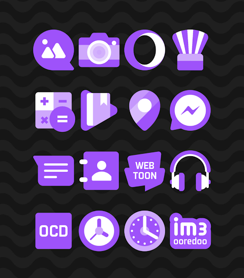 Purple – Icon Pack screenshot