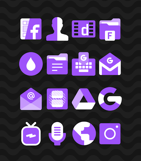 Purple – Icon Pack screenshot