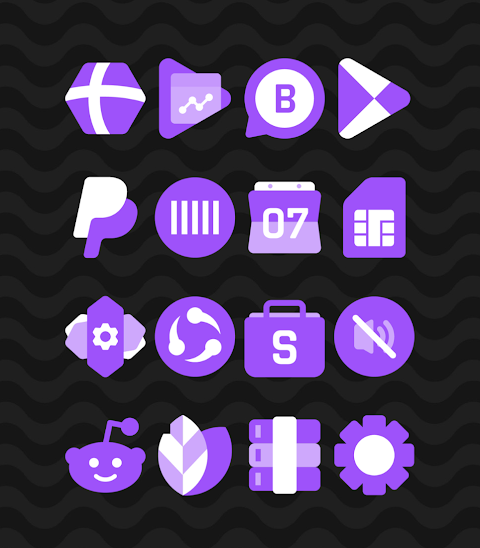Purple – Icon Pack screenshot